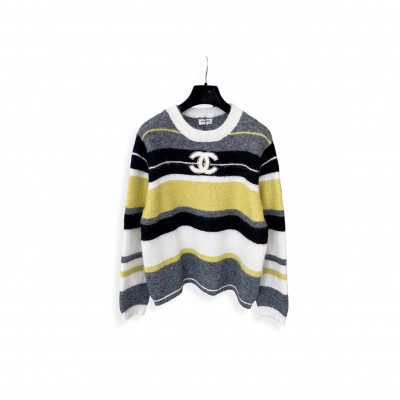 CHANEL DOUBLE C PULLOVER SWEATER 